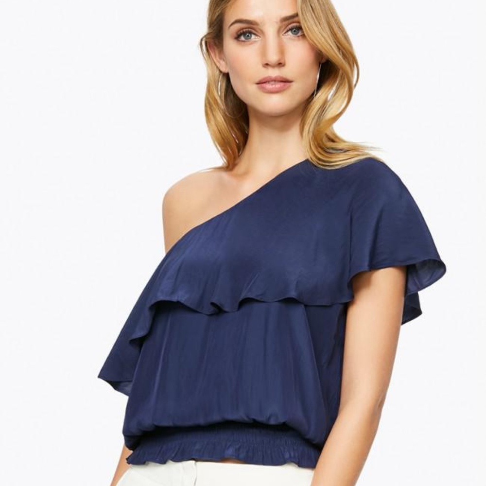 Ramy Brook Emilia One Shoulder Blouse - NWT